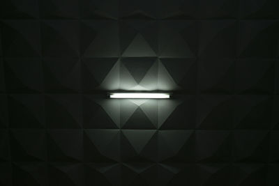 View of illuminated ceiling