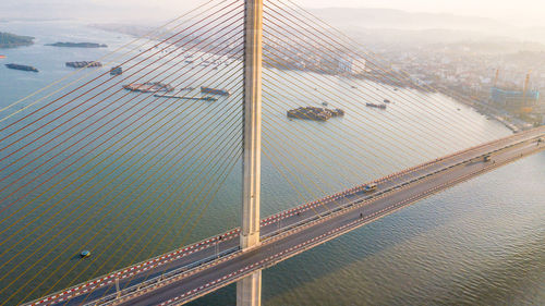 High angle view of buildings in city, ha long city, quang ninh province, vietnam