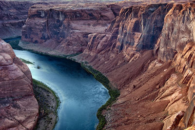 High angle view of grand canyon