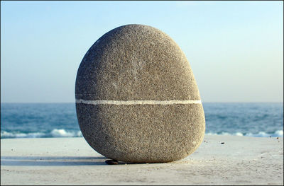 Close up of rocks at sea shore