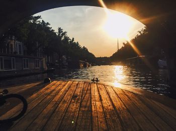 Scenic view of sunset