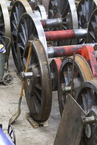 Close-up of vintage car