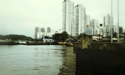 River with buildings in background