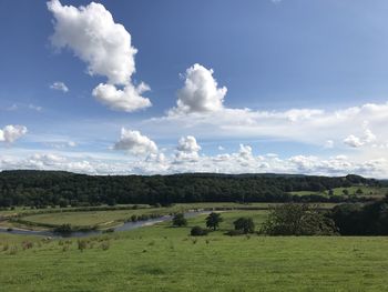 Scenic view of landscape against sky