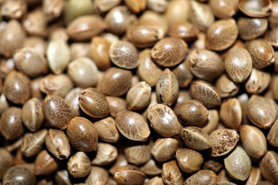 Full frame shot of roasted coffee beans