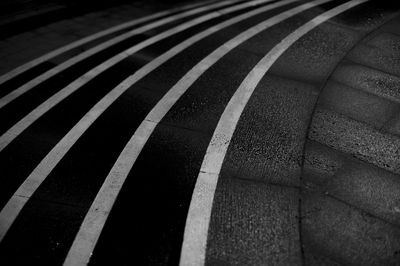 Full frame shot of zebra crossing