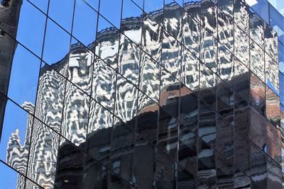 Low angle view of building against clear sky