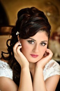 Portrait of young woman