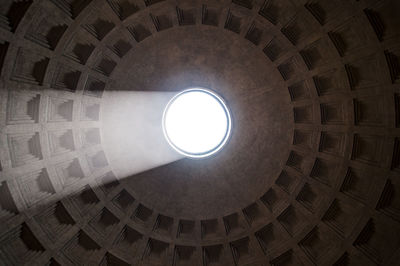 Low angle view of ceiling