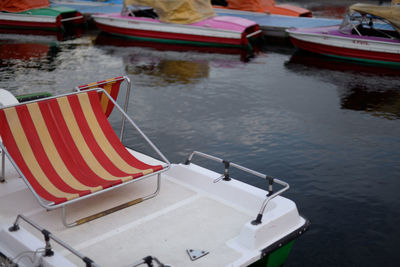 Boats in sea