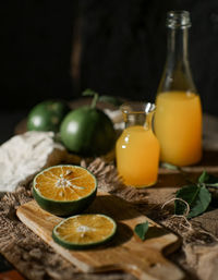 Fruits on table