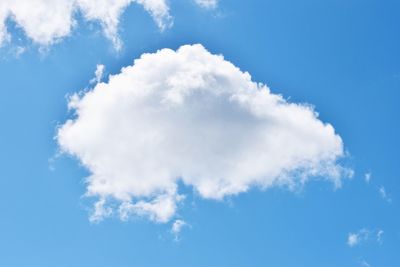 Low angle view of clouds in sky