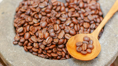 Close-up of coffee beans