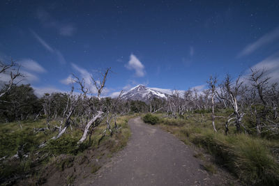 Road amidst landscape against sky