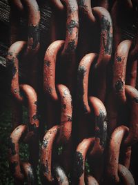 Close-up of rusty metal