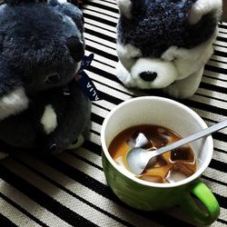 Close-up of coffee cup