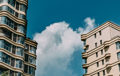 Low angle view of building against sky