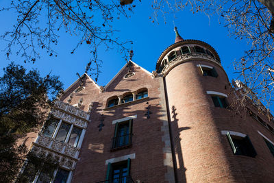 Low angle view of building against sky