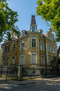 Low angle view of building against sky