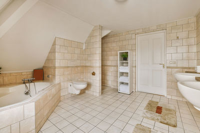 Interior of bathroom