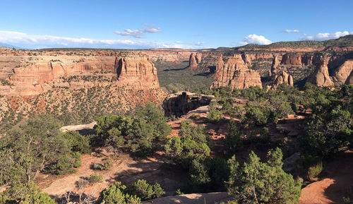 Views from the colorado national monument national park near grand jun