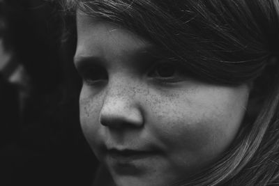 Close-up portrait of girl