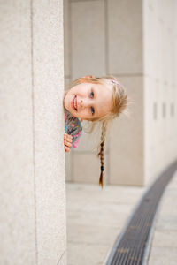 Portrait of a smiling girl