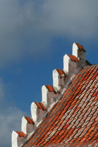 Low angle view of building against sky