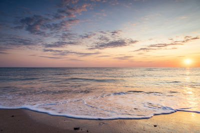 Beautiful sunrise over the sea.