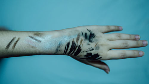 Close-up of hands
