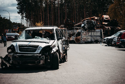 Car on road