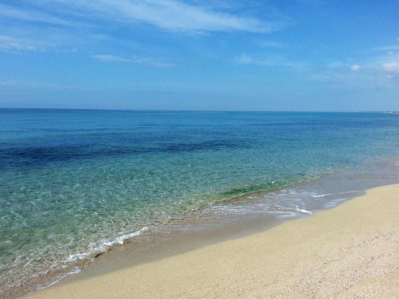 sea, beach, horizon over water, water, shore, sand, scenics, tranquil scene, tranquility, sky, beauty in nature, nature, wave, coastline, idyllic, blue, surf, remote, outdoors, day