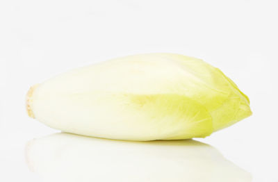 Close-up of apple against white background