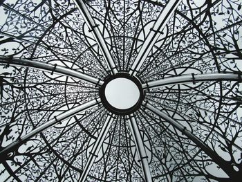 Low angle view of ornate ceiling