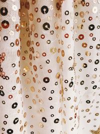 Full frame shot of curtain