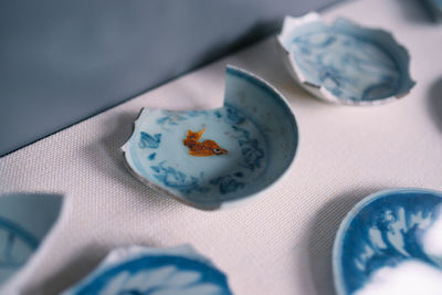 Broken china dish