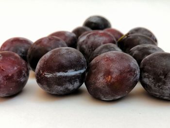Close-up of fruits on table
