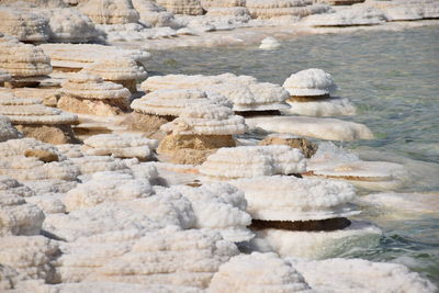 Stack of stones on rocks