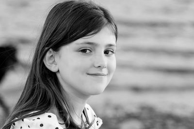 Portrait of smiling girl