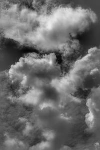 Low angle view of clouds in sky