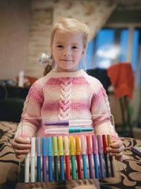 Portrait of smiling girl