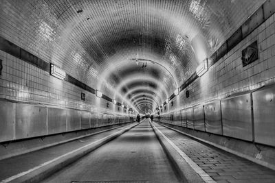 Illuminated tunnel