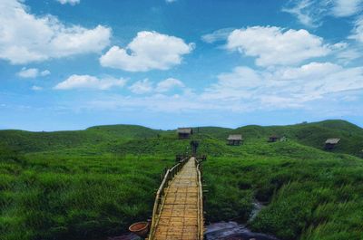Scenic view of landscape against sky