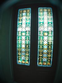 Close-up of glass window