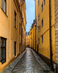 Street amidst buildings in city