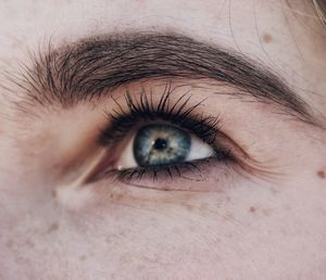 Cropped image of woman eye