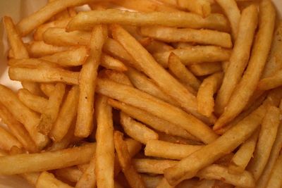 Full frame shot of fries