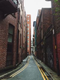 Street amidst buildings in city