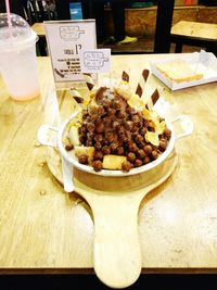 Close-up of food in plate