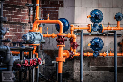Close-up of machinery